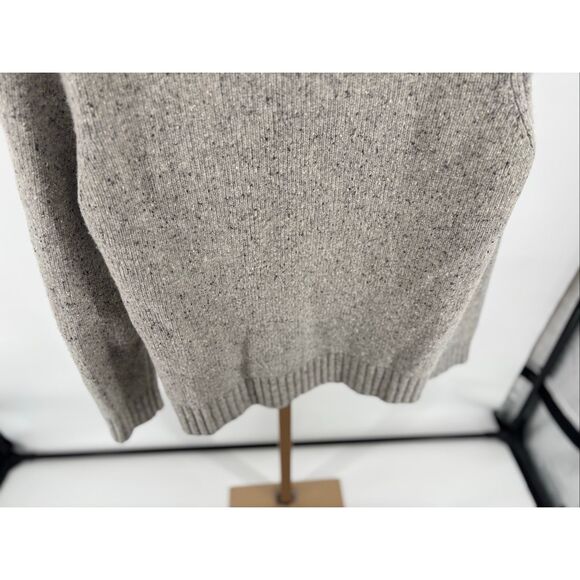UNTUCKit Vangone Sweater Mens Size Large Lambswool Blend Gray Pullover Mock Neck - Picture 10 of 11